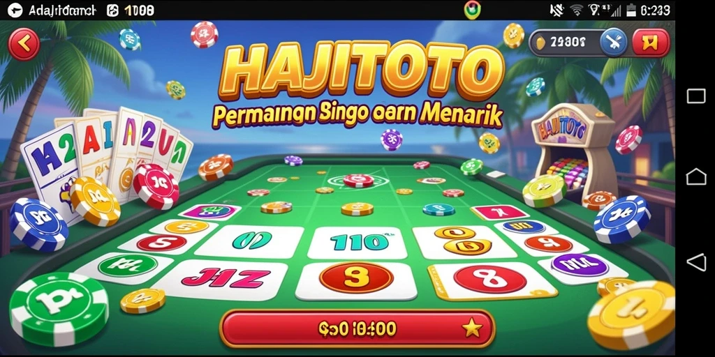 Tampilan seru gameplay Bingo di HAJITOTO yang menarik.