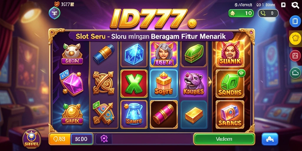 Tampilan menarik dari gameplay Slot ID777 yang menyenangkan.