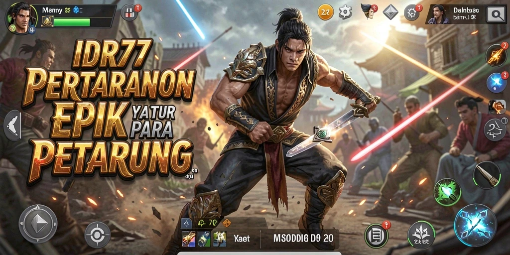 Gameplay IDR77 yang seru dan penuh aksi pertarungan.