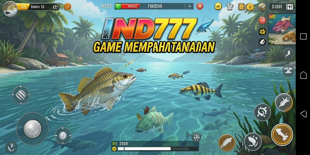 Screenshot IND777 menunjukkan gameplay memancing yang mendalam dan mengasyikkan.