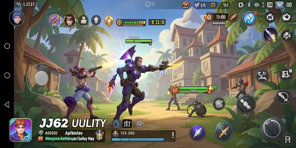 Tampilan antarmuka utama JJ62 dengan fitur Utility yang intuitif.