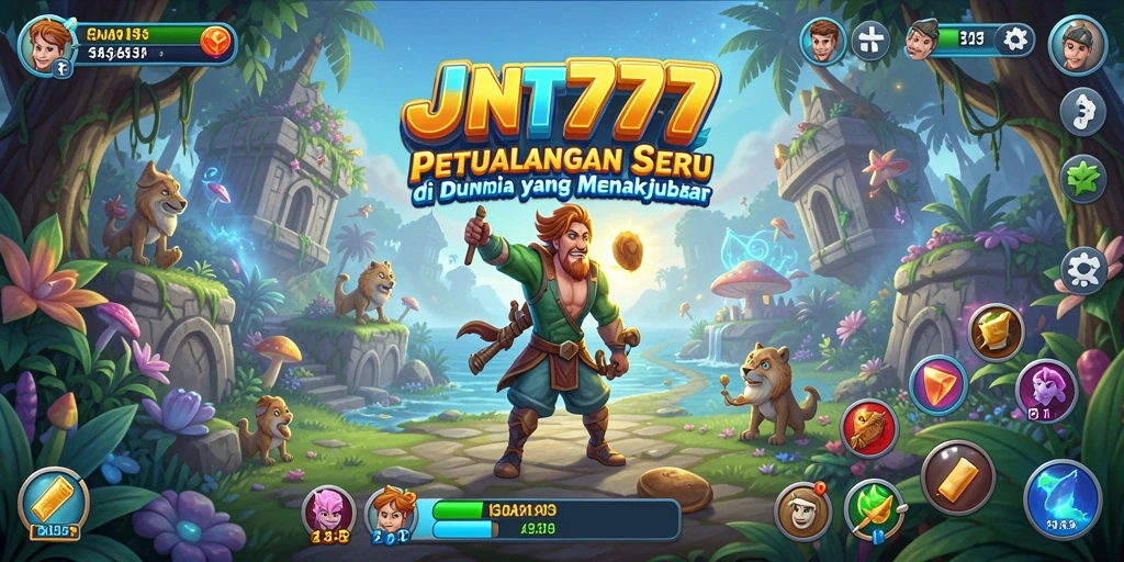 Screenshot gameplay <strong>JNT777</strong> menampilkan petualangan yang menakjubkan.