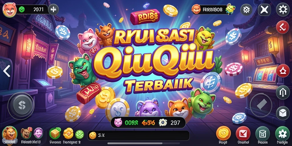 Tampilan gameplay QiuQiu yang mendebarkan di RDI88.