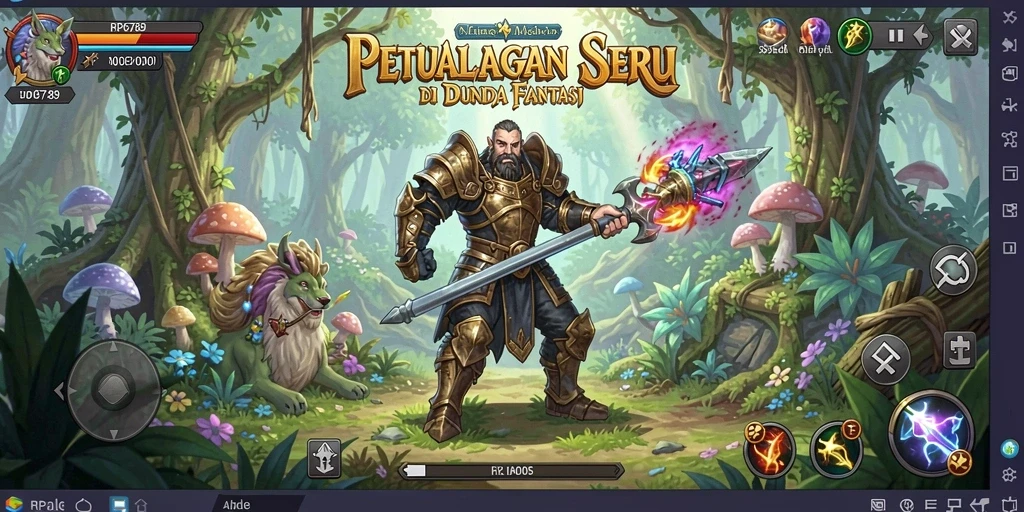 Tampilan gameplay RP6789 yang menakjubkan dengan aksi petualangan yang seru.