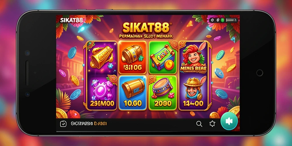 Tampilan menarik dari gameplay SIKAT88 yang penuh warna dan menghibur.