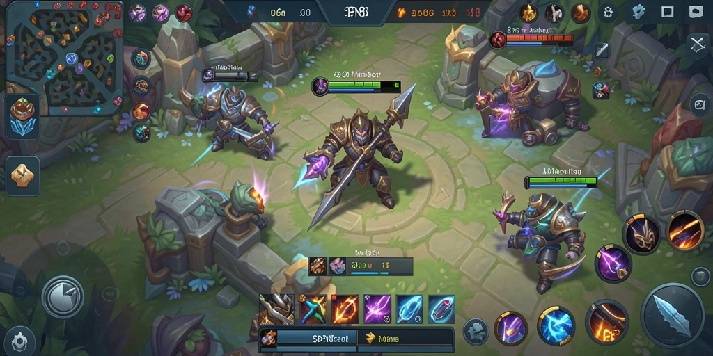 Tangkapan layar gameplay SPN88 dengan aksi pertempuran seru.