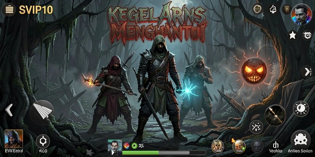 Tampilan menyeramkan dari gameplay SVIP10 yang mendebarkan.