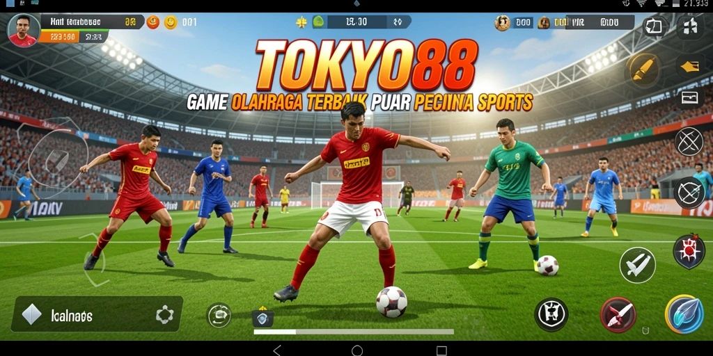 Screenshot gameplay TOKYO88 menampilkan aksi seru dalam olahraga.