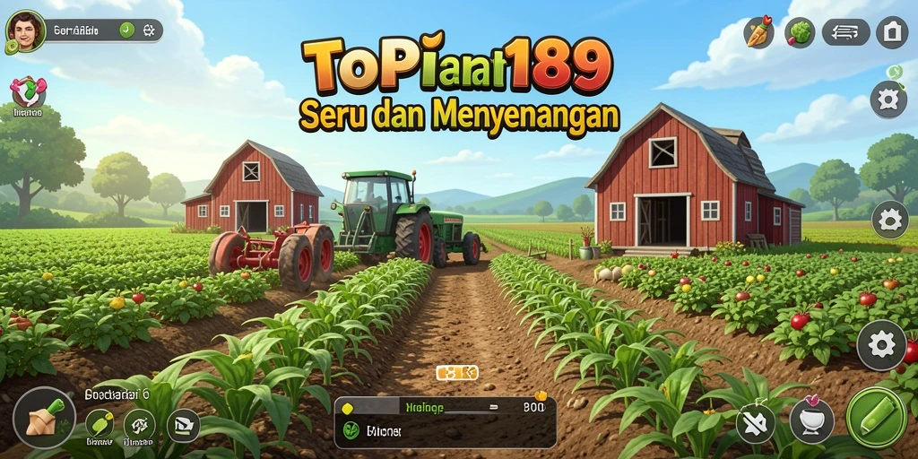 Tampilan gameplay TOPI189 yang penuh warna dan interaktif.