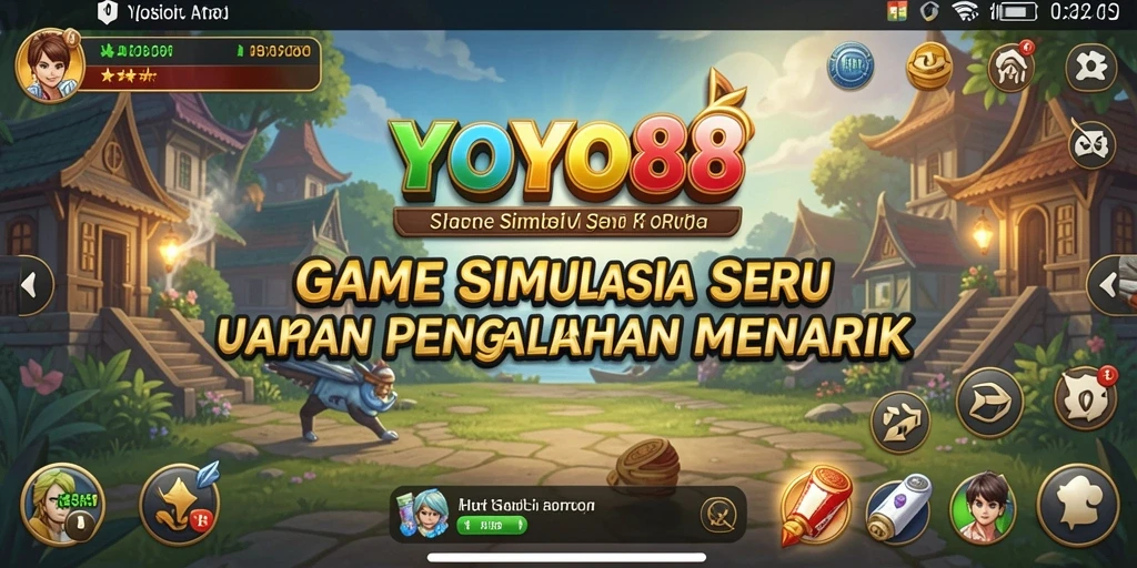 Screenshot menunjukkan gameplay seru YOYO88 dengan grafis menawan.